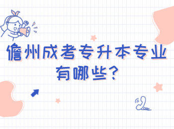 儋州成考專升本專業(yè)有哪些