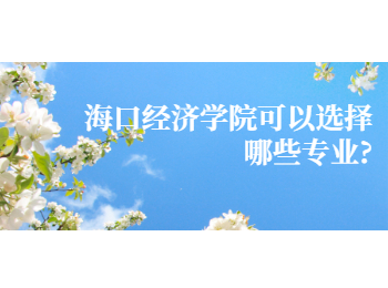 海口經(jīng)濟(jì)學(xué)院可以選擇哪些專業(yè)?